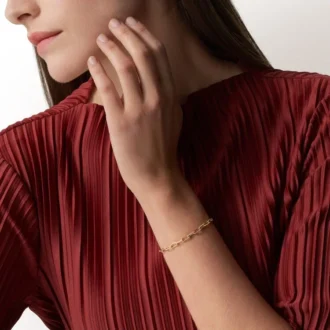 Santos De Cartier armbånd, kjede, liten modell Santos De Cartier armbånd, kjede, liten modell