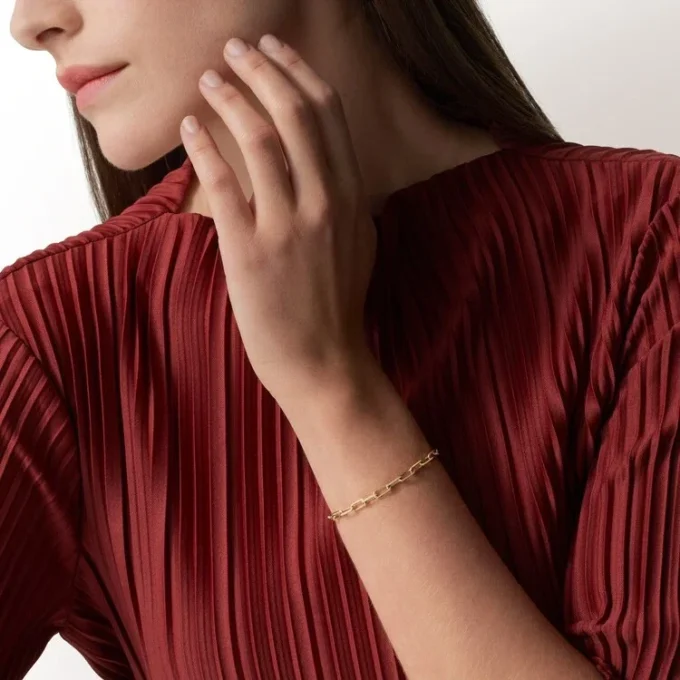 Santos De Cartier armbånd, kjede, liten modell