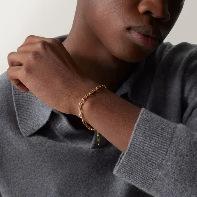 Santos De Cartier armbånd, kjede, liten modell