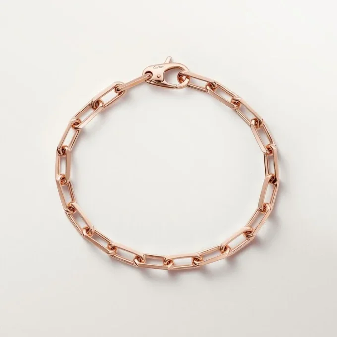Santos De Cartier-armbånd, kjede, medium modell
