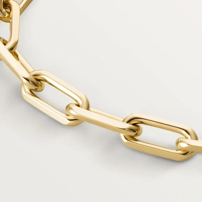 Santos De Cartier-armbånd, kjede, medium modell