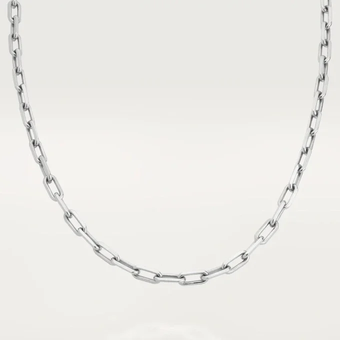 Santos De Cartier halskjede – hvitt gull – Cartier