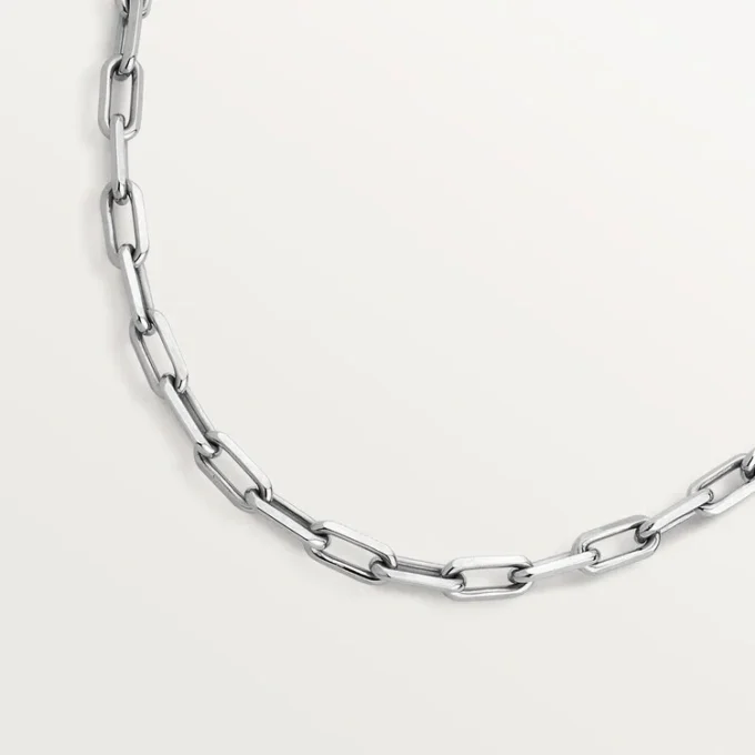 Santos De Cartier halskjede – hvitt gull – Cartier