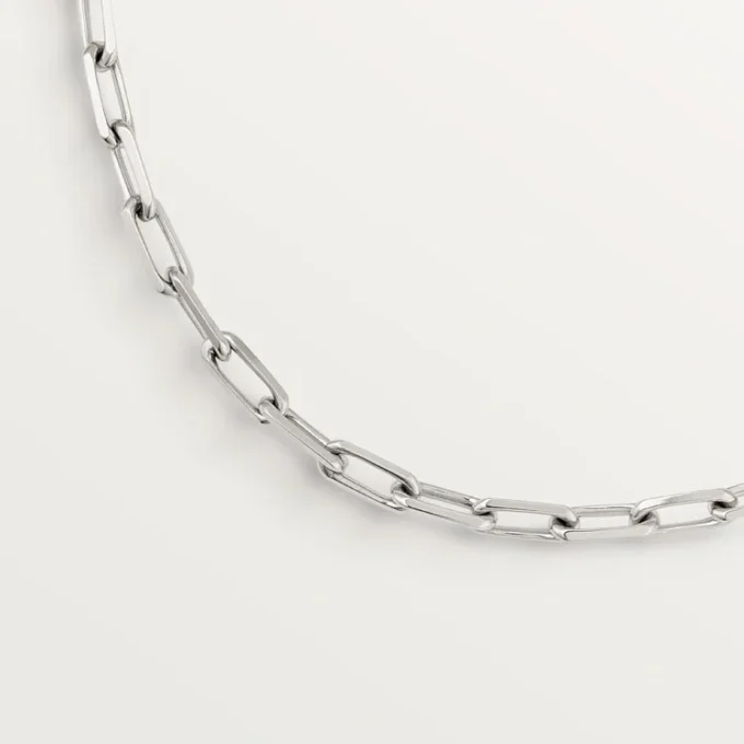 Santos De Cartier halskjede – hvitt gull – Cartier