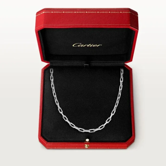 Santos De Cartier halskjede – hvitt gull – Cartier