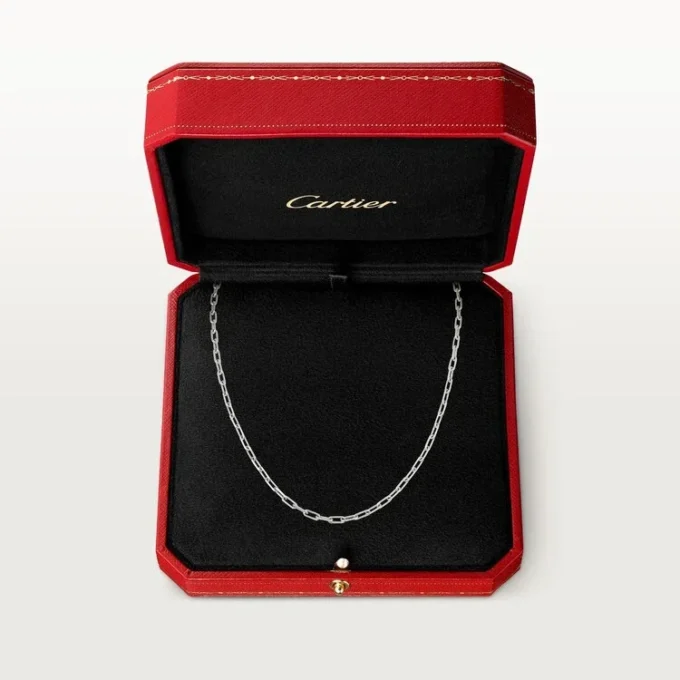 Santos De Cartier halskjede – hvitt gull – Cartier