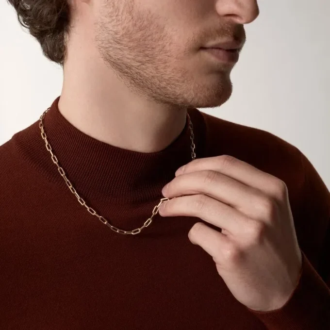 Santos De Cartier-halskjede, kjede, liten modell