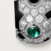 [Sur]Naturel Øredobber – Hvitt gull, smaragder, onyx, diamanter – Cartier