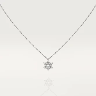 Symbol-halskjede – hvitt gull, diamanter – Cartier Symbol-halskjede – hvitt gull, diamanter – Cartier