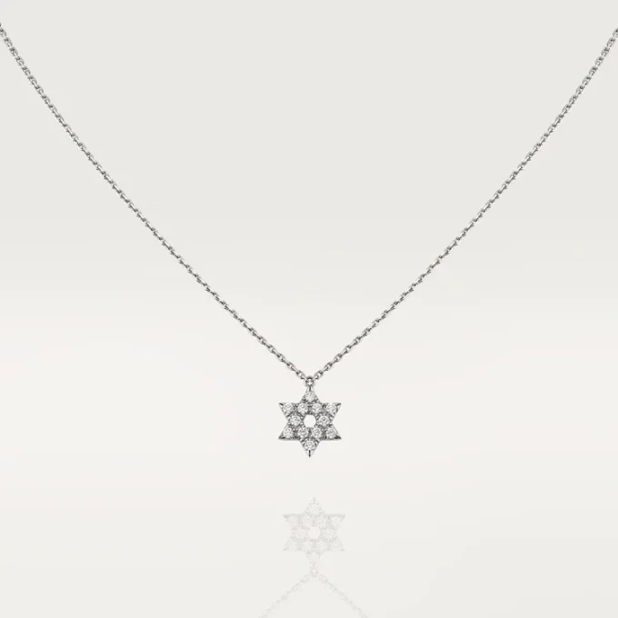 Symbol-halskjede – hvitt gull, diamanter – Cartier