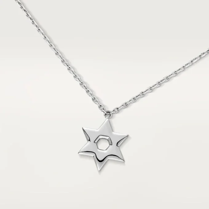 Symbol-halskjede – hvitt gull, diamanter – Cartier