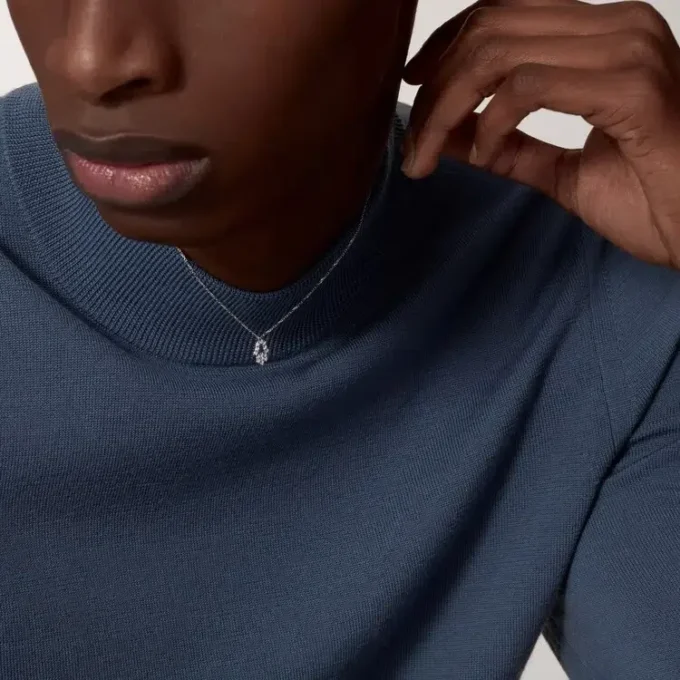 Symbolhalskjede – hvitt gull, diamant – Cartier