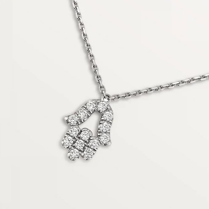 Symbolhalskjede – hvitt gull, diamant – Cartier