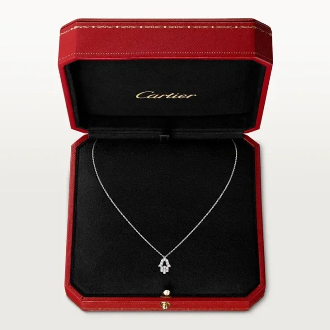 Symbolhalskjede – hvitt gull, diamant – Cartier