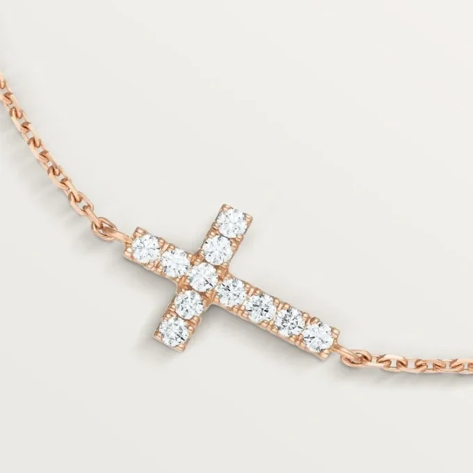 Symbols-armbånd – rosa gull, diamanter – Cartier