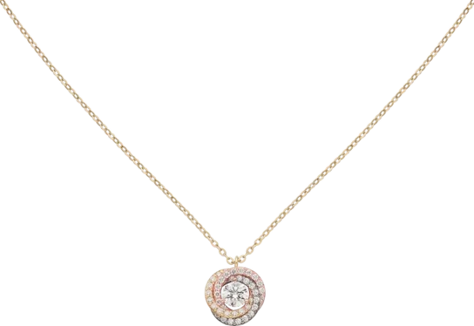 Trinity-anheng, 1 diamant, pavé