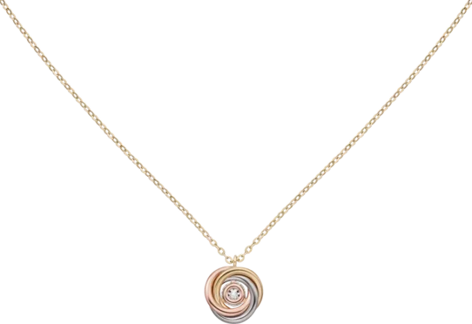 Trinity-anheng, 1 diamant, pavé