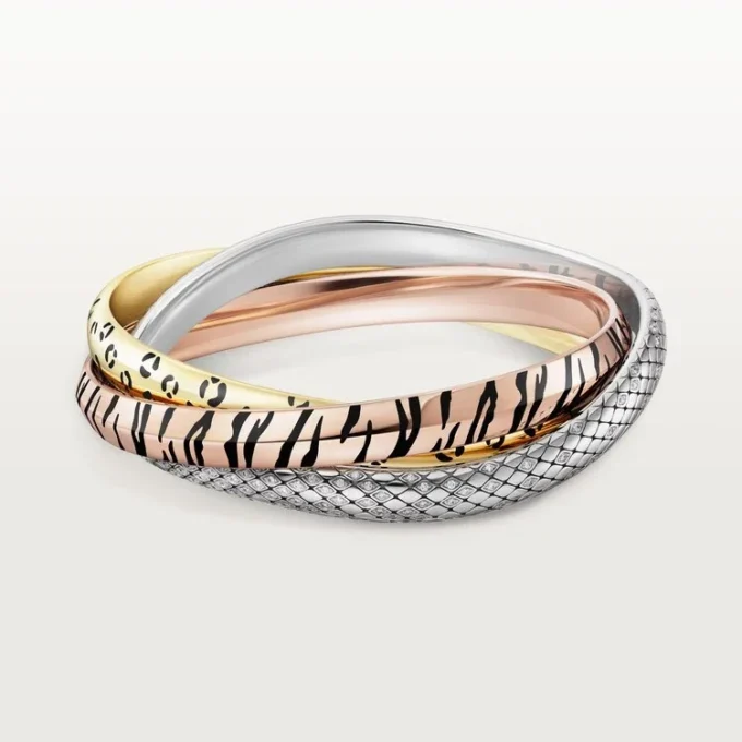Trinity-armbånd, lakk, diamanter