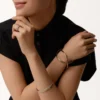Trinity-armbånd, liten modell, halvpavé