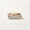 Trinity Cushion-ring, klassisk modell, pavé