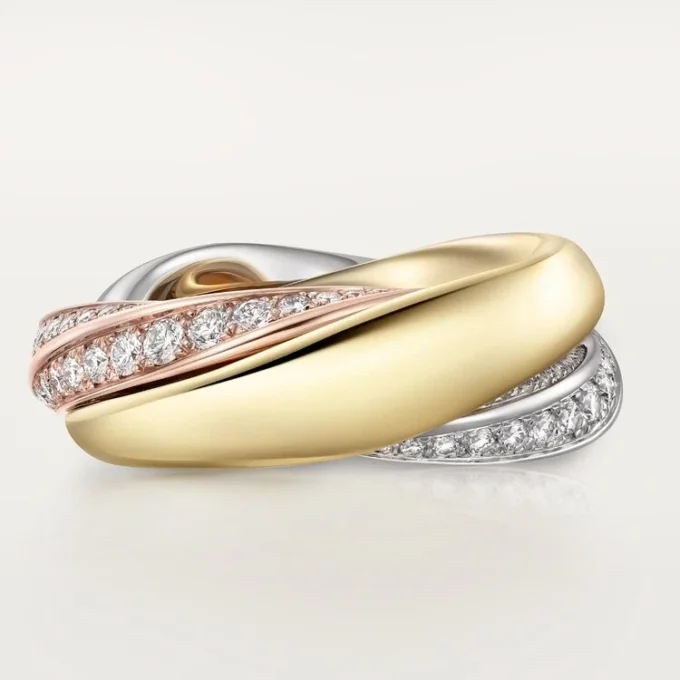 Trinity-ring, halvpavé Trinity-ring, halvpavé