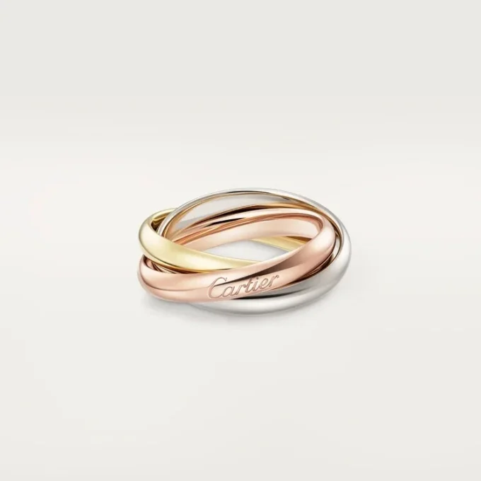Trinity-ring i trefarget gull, klassisk modell | Cartier Us Trinity-ring i trefarget gull, klassisk modell | Cartier Us