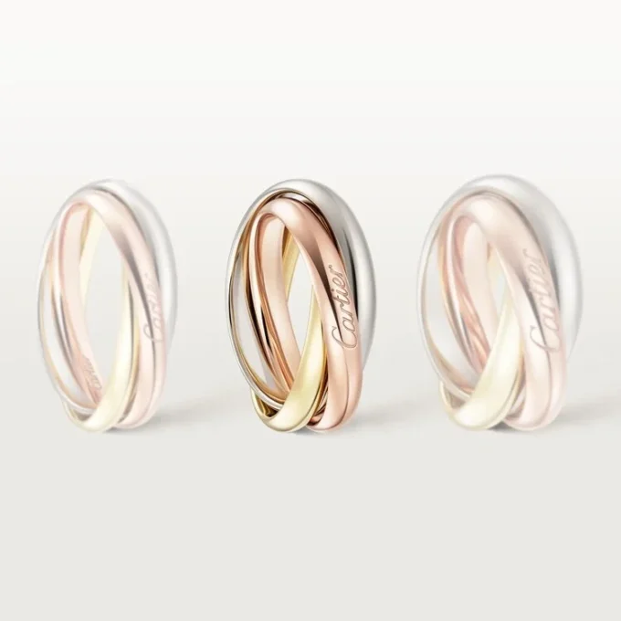Trinity-ring i trefarget gull, klassisk modell | Cartier Us Trinity-ring i trefarget gull, klassisk modell | Cartier Us