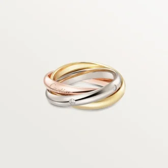 Trinity-ring, klassisk modell, 5 diamanter Trinity-ring, klassisk modell, 5 diamanter