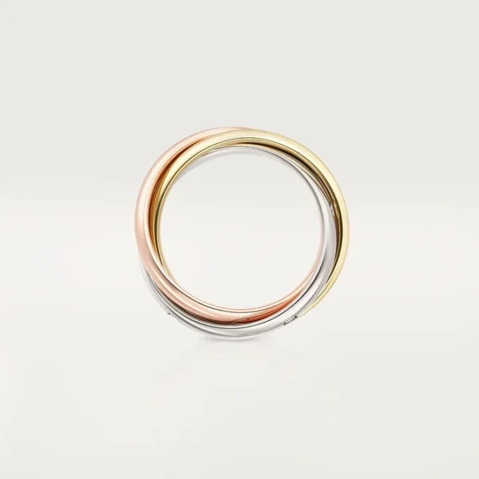 Trinity-ring, klassisk modell, 5 diamanter