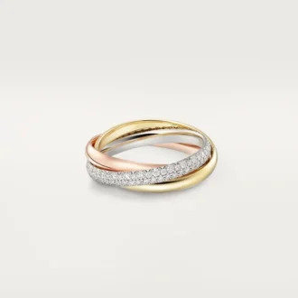 Trinity-ring, liten modell, halvpavé