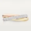 Trinity-ring, liten modell, halvpavé