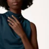 Trinity-ring, liten modell, pavé