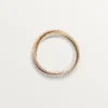 Trinity-ring, liten modell, pavé