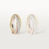 Trinity-ring, liten modell, pavé