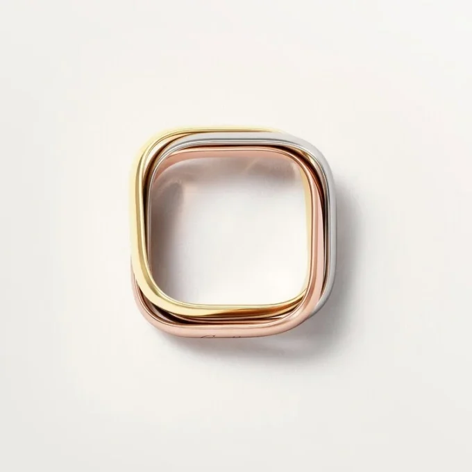 Trinity-ring, puteformet, klassisk modell Trinity-ring, puteformet, klassisk modell