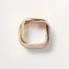 Trinity-ring, puteformet, stor modell, pavé