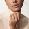 Trinity-ring, stor modell, pavé