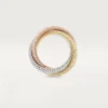 Trinity-ring, stor modell, pavé