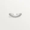 Trinity Ruban gifteringsring – platina, diamant – Cartier