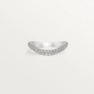 Trinity Ruban gifteringsring – platina, diamant – Cartier