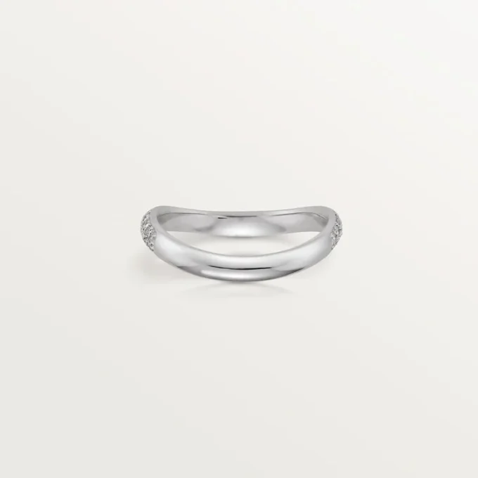 Trinity Ruban gifteringsring – platina, diamant – Cartier