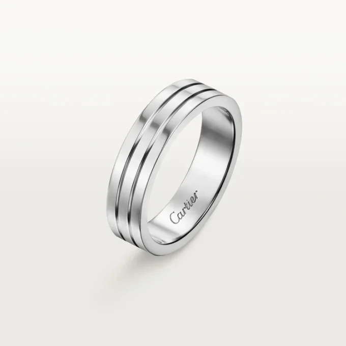 Trinity-vielsesring – hvitt gull – Cartier