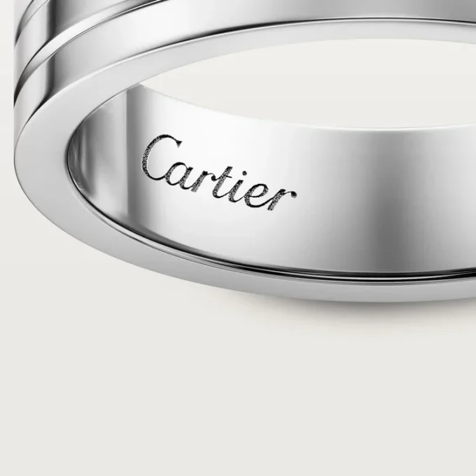 Trinity-vielsesring – hvitt gull – Cartier