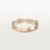 Trinity-vielsesring – hvitt gull, gult gull, rosa gull, diamanter – Cartier