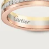 Trinity-vielsesring – hvitt gull, gult gull, rosa gull, diamanter – Cartier