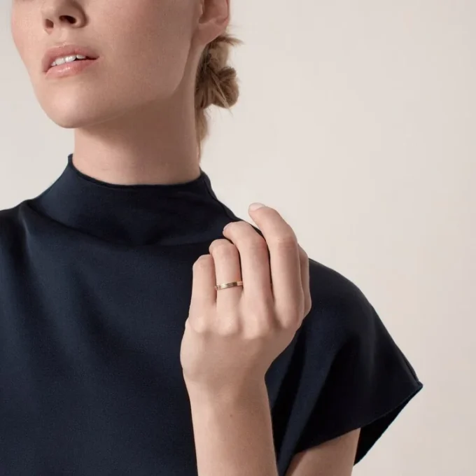 Trinity-vielsesring – hvitt gull, rosa gull, gult gull – Cartier