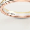 Trinity-vielsesring – hvitt gull, rosa gull, gult gull – Cartier