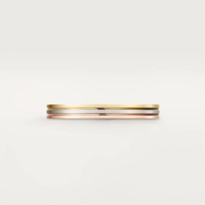 Trinity-vielsesring – hvitt gull, rosa gull, gult gull – Cartier