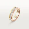 Vendome Louis Cartier gifteringsbånd, 4,8 mm bredde, pavé