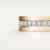 Vendome Louis Cartier gifteringsbånd, 4,8 mm bredde, pavé